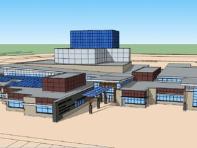 Concept art for the upcoming Municipal Centre (Submitted | Town of Whitecourt).