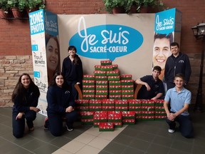 Students at several Conseil scolaire catholique du Nouvel-Ontario schools are doing their part to make the holiday season a little brighter for those in need. Supplied photo