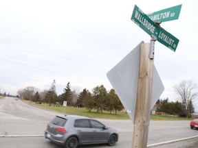 Jason Miller/The Intelligencer
The intersection of Wallbridge-Loyalist and Hamilton roads is the centre of improvements being funded by Belleville and Quinte West.