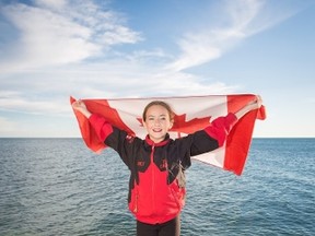 At only 11 years old, Plumsteel has already earned a spot with Team Canada and will be among a mere 16 other teammates in her age division competing at the international event. The Olympic-style championship starts tomorrow and runs until Dec. 8. (PHOTO COURTESY OF ALISON AND TREVOR PLUMSTEEL)