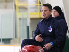 Sudbury native Dave Zanier is the coach of the York Toros atom AA hockey team. His team is participating in the Silver Stick hockey tournament in Sudbury, Ont. John Lappa/Sudbury Star/Postmedia Network