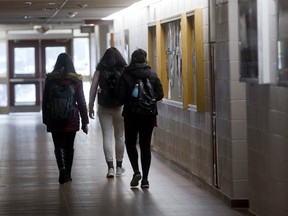 With withdrawal deadline looming, more than 1,500 students at Southwestern Ontario colleges already have headed for the door in the wake of a bitter, five-week faculty strike. (MIKE HENSEN, The London Free Press)