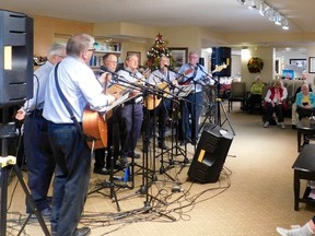 The Annual Goderich Place Christmas Festival took place late last week. A packed room of residents and guests enjoying the live entertainment portion of the evening, provided by Audibly Awesome. (Kathleen Smith/Goderich Signal Star)