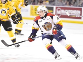 Erie Otters defenceman Owen Headrick