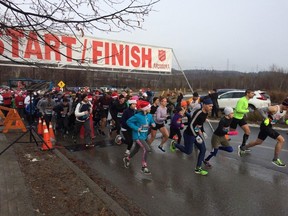 The Santa Shuffle raised close to $20,000 for the Salvation Army. Supplied photo