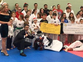 The Minnow Lake Place Taekwondo raised more than $3,400 for the CTV-Lion’s Children Christmas Telethon.