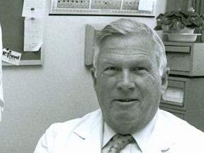 Dr. Charles Drake, 1985. (Free Press file photo)