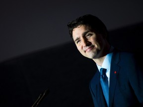 Prime Minister Justin Trudeau holds a press conference in Guangzhou, China on Thursday, Dec. 7, 2017. (Sean Kilpatrick/THE CANADIAN PRESS)