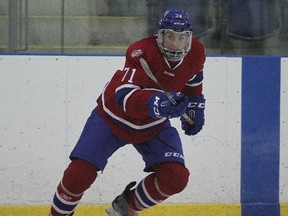 Kingston Voyageurs defenceman Colin Van Den Hurk scored one goal and added an assist in a 4-3 Ontario Junior Hockey League loss to the Pickering Panthers on Thursday night at the Invista Centre.