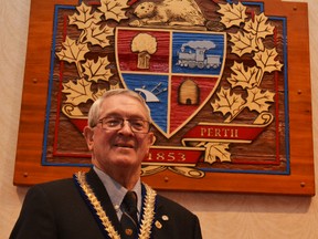 West Perth Mayor Walter McKenzie was elected Warden of Perth County at a special election ceremony Thursday morning. (Galen Simmons/The Beacon Herald)
