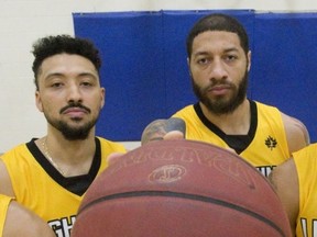 Lightning forwards Ryan Anderson and Royce White. (File photo)