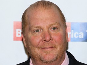 In this Wednesday, April 20, 2016, file photo, Mario Batali attends an awards dinner in New York. Batali is stepping down from daily operations at his restaurant empire following reports of sexual misconduct by the celebrity chef over a period of at least 20 years. In a prepared statement sent to The Associated Press, Monday, Dec. 11, 2017, Batali said the complaints match up with his past behavior.
(Photo by Andy Kropa/Invision/AP, File)