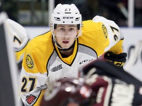 Sarnia Sting's Sean Josling (file photo)