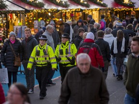 United Kingdom is on critical terror alert with extra police patroling the Edinburgh Christmas market after ISIS propoganda was released. Euan Cherry/WENN.com
