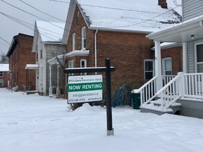 The city is considering a residential rental licensing system as a way of controlling student rental properties in Kingston. (Elliot Ferguson/The Whig-Standard)