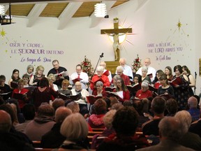 La chorale communautaire de Cochrane community Choir presented their 43rd annual Christmas Concert