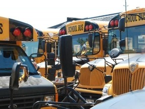 Intelligencer file photo
School bus operators are receiving $60 million in new funding from the Ministry of Education. The funds are to provide bonuses to school bus drivers who remain on the job until new contracts are negotiated with the busing companies.