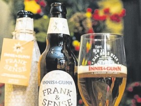 Frank & Sense by Innis & Gunn of Scotland is an appropriately named Christmas seasonal golden ale that uses three of the oldest ingredients in the book, gold, frankincense and myrrh. It?s available at the LCBO. (Special to Postmedia News)