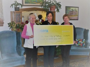 Cora restaurant donated more than $2,000 to Inner City Home. Supplied photo