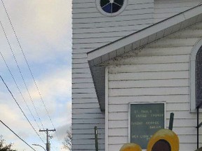 The nativity scene at Bancroft United Church now features two Marys and two baby Jesuses.