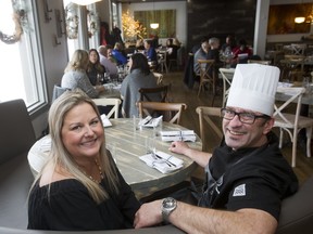 Jess Jazey-Spoelstra and chef Andrew Wolwowicz have opened a new restaurant called Craft Farmacy in London offering farm fresh fare. (Derek Ruttan/The London Free Press)