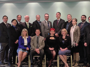 Stony Plain Mayor William Choy (second from the left) has been appointed vice chair of the Edmonton Metropolitan Region Board (EMRB). Choy will work hand-in-hand with chair Dr. Jodi L. Abbot to create agendas and guide the EMRB. - Photo supplied