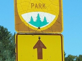 provincial park sign