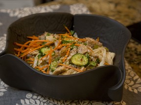 Asian Turkey Salad. (DEREK RUTTAN, The London Free Press)