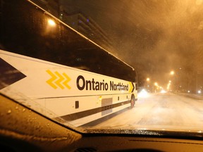 An Ontario Northland bus travels along Avenue Road in Toronto.
Michael Peake//Postmedia Network File Photo