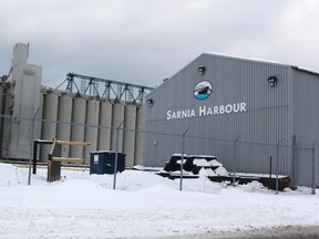 Sarnia Harbour, where dredging was completed in January 2017. The City of Sarnia, which owns the harbour, and the company contracted for the dredging are at odds over how much the city should be paying. Tyler Kula/Sarnia Observer/Postmedia Network