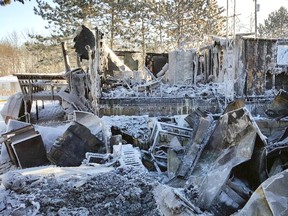 Jessica Dumont and Craig Carswell's home in Field was levelled by fire Dec. 15. But the community is rallying for the couple and their two children.
GoFundMe Photo