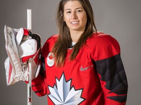 Genevive Lacasse was named to the Canadian Women's Olympic hockey team for the 2018 Winter Olympics in PyeongChang, South Korea, next month. (Dave Holland/Hockey Canada Images)