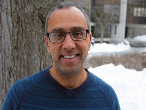 Jonathan Rose, associate professor of Political Science at Queen's University, at Queen's in Kingston on Thursday. (Steph Crosier/The Whig-Standard)