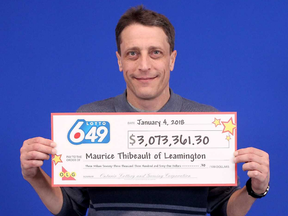 Maurice Thibeault has received half his $6-million lottery jackpot. His ex-partner, Denise Robertson, has launched a legal fight for a share that's left the other half in limbo.