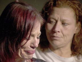 Shanan Dionne, comforted by her cousin, Cheryl, mourns the loss of her daughter, Rori Hache, the 18-year-old woman identified as the torso found in Oshawa harbour, Nov. 12.
Stan Behal/Postmedia Network File Photo