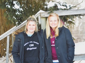 Photo supplied
Meg and Kathleen McQueen of Campton Clothing, a online clothing store.