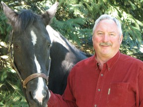 Dr. Reg Reed, who retired at the end of December after 40-plus years as a veterinarian, plans to spend some time with his own horses at his six-generation family farm in Fullarton. SUBMITTED