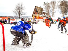 Pond Hockey Festival on the Rock returns Feb. 2-4 on Ramsey Lake. (Photo supplied)