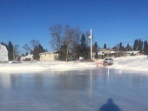 During frigid winter weather, the Infrastructure Services and the Community Services departments were out with hoses and made another large pad for skating. The public is invited to go and enjoy the facility