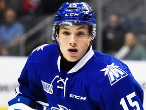 Belleville native Shaw Boomhower has landed in Ottawa after an OHL trade between the 67's and Mississauga Steelheads. (Aaron Bell/OHL Images)