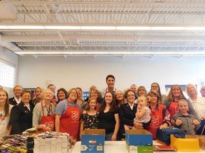 Looking back at the appreciation shown to the volunteers at the Salvation Army, from the community and from the Prime Minister. Volunteers are the backbone to a prospering community. (Kathleen Smith/Goderich Signal Star)