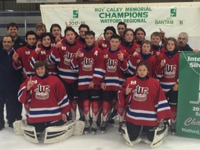 The Wallaceburg Bantam hockey team won the regional Silver Stick title in Watford on Sunday, Jan. 7 with a 6-2 win over Lambeth.