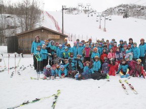 Nearly 90 young racers will don the colours of the Aadanac Ski Club this winter, competing either across the North, as part of the NOD circuit, or further to the south in the more advanced Ontario Cup events. Photo supplied