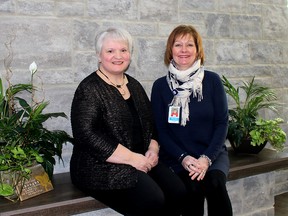 The Chatham-Kent Hospice is not resting on its laurels as the organization strives for continued excellence in providing excellent end-of-life care to local residents. Leading this effort are interim executive director Denise Dodman (left) and care manager Maureen Eyres.