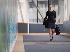 Foreign Affairs Minister Chrystia Freeland arrives for a cabinet retreat in London, Ontario on Thursday, January 11, 2018. THE CANADIAN PRESS/Geoff Robins