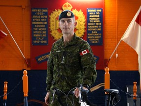 Tim Miller/The Intelligencer
Tom Krasnuik, a recruiting officer and platoon commander with the Hastings and Prince Edward Regiment Reserve Unit, will be joining this year's Highway of Heroes Ride.
