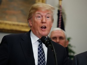 President Donald Trump speaks during an event to honor Dr. Martin Luther King Jr., in the Roosevelt Room of the White House, Friday, Jan. 12, 2018, in Washington. (AP Photo/Evan Vucci)