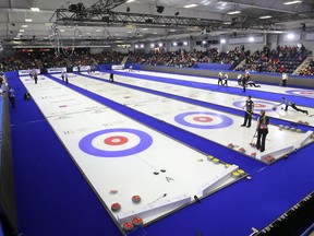 The Western Fair Sports Centre is busy with lots of fans for the World Financial Group Continental Cup this week in London, Ont.  Photograph taken on Friday January 12, 2018.  Mike Hensen/The London Free Press/Postmedia Network