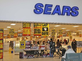 TIM MEEKS/THE INTELLIGENCER
It was a sad weekend at Sears Canada's Quinte Mall store as the once iconic Canadian retail giant closed its doors for the last time Sunday.