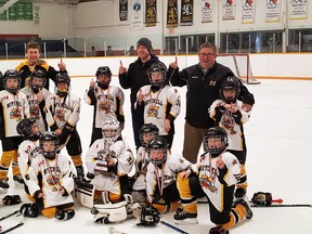 Members of the Mitchell Novice LL 1 hockey team won the Exeter tournament Jan. 5-7 weekend - a great way to start off the calendar year! SUBMITTED